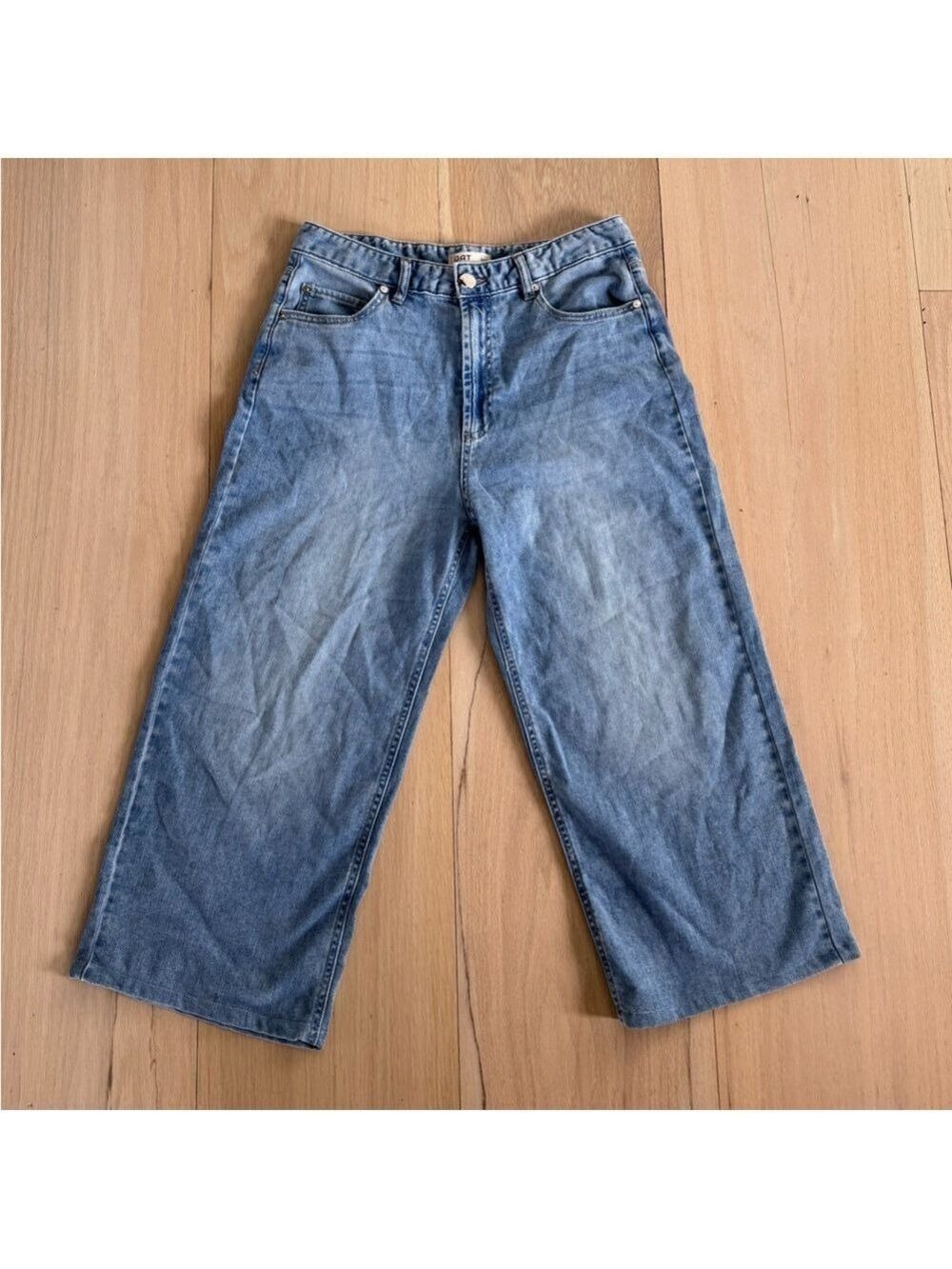 Oat New York Cloud Luxe Denim Jeans Light Wash Size 10